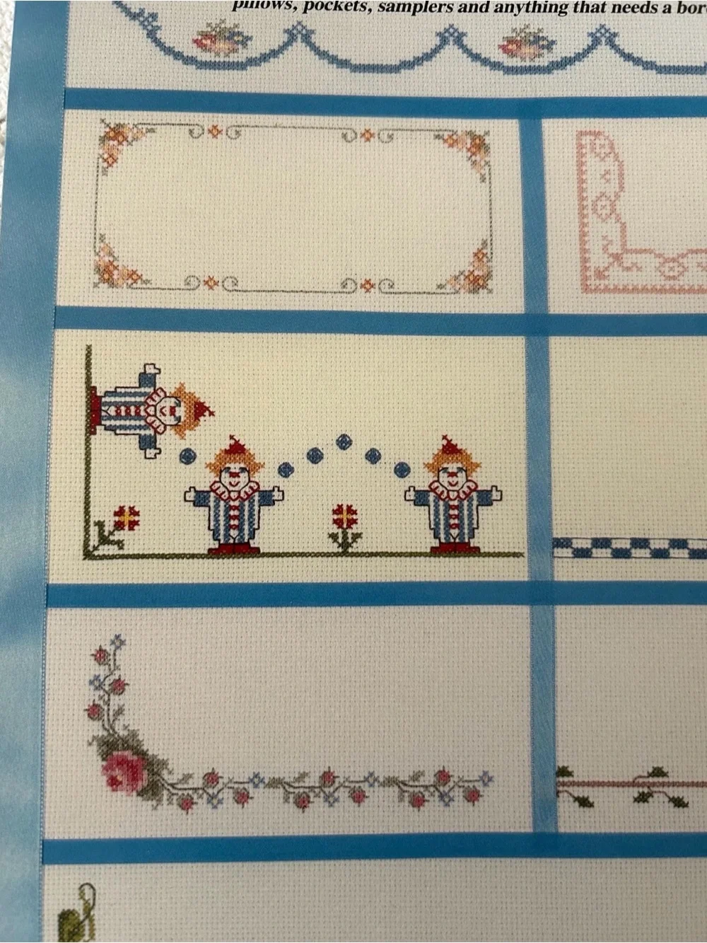 VTG Hutspot House Corner on the Border Cross Stitch Pattern Booklet Tew